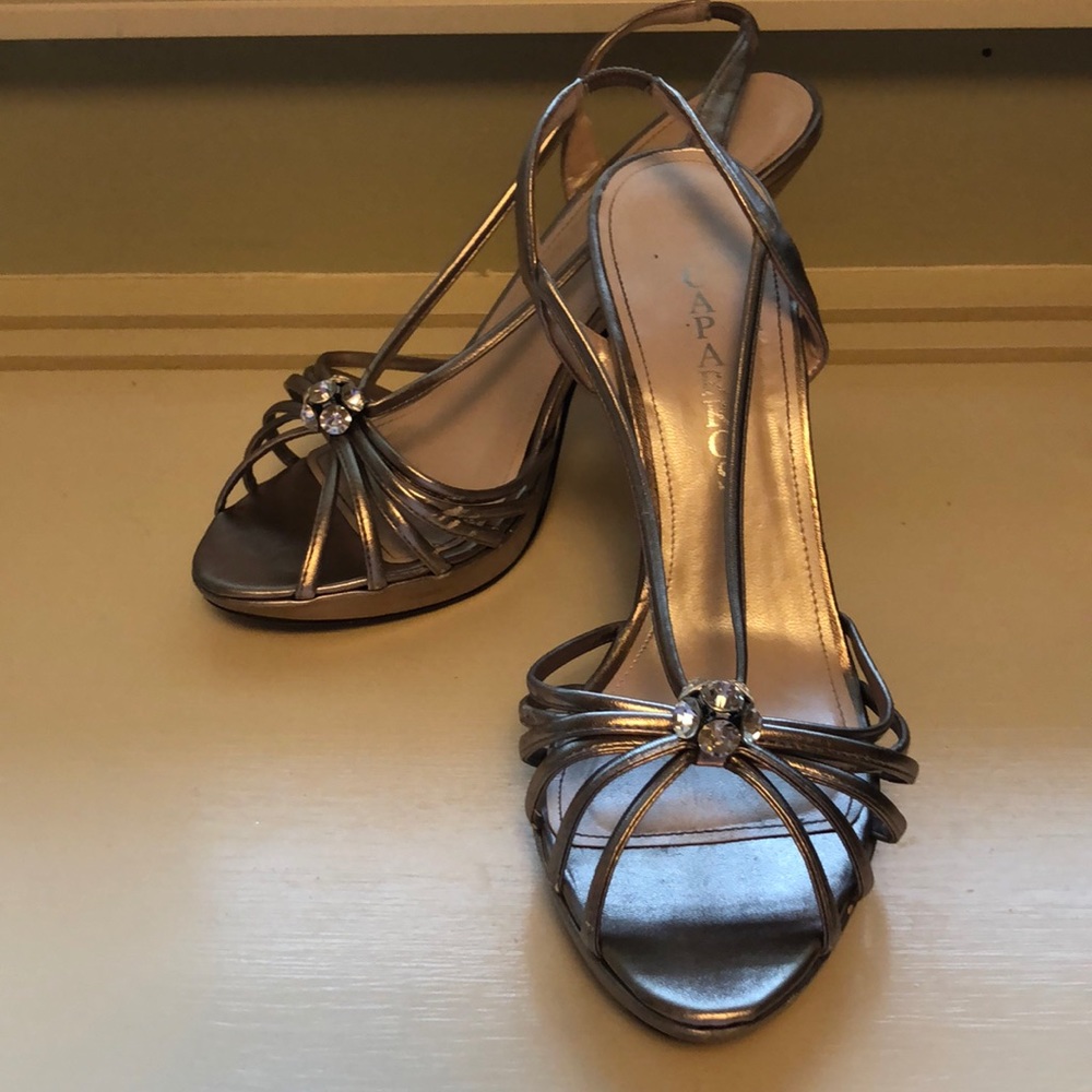 Glitzy Slingback Heels